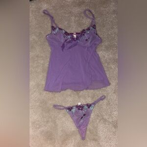 vintage victoria secret sleep set lingerie